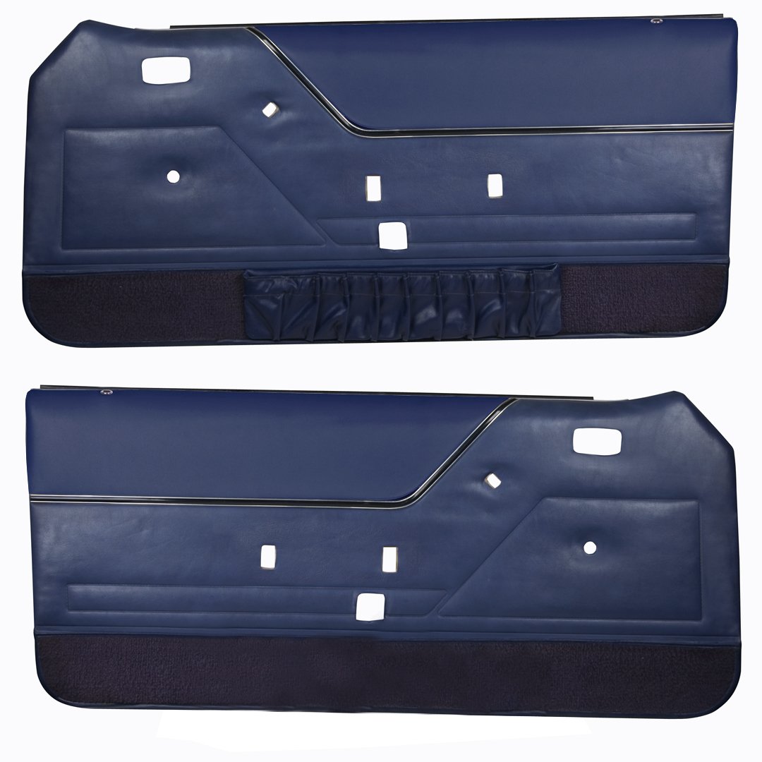 Door Panels with Manual Windows - 1985-86 Mustang