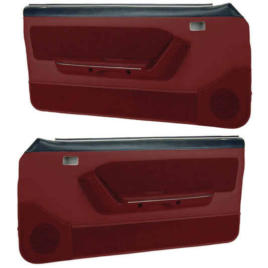 Door Panels with Power Windows - 1987-89 Mustang Convertible
