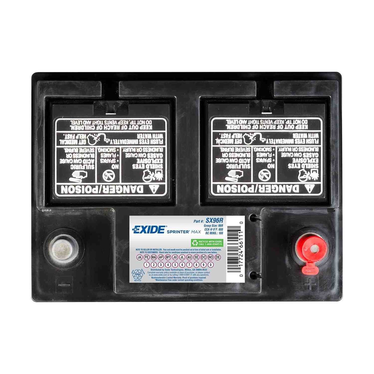 12V Battery 600cca SX96R