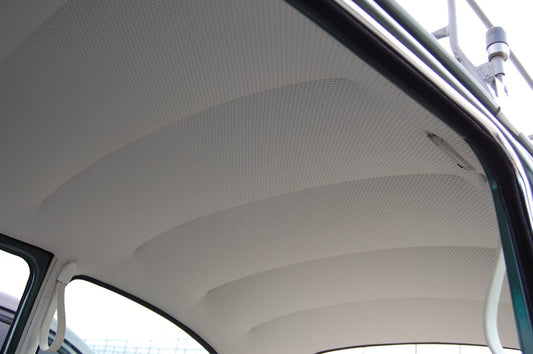 Easy Installation Headliner, W/Post Mat. - Perforated Vinyl - 1968-78 VW Bug Sedan