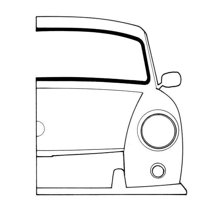 VW Type 3 61-73 Front Windshield Seal Cal Look - 311-121C