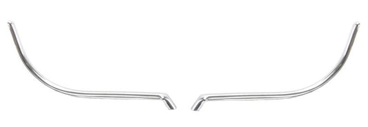 Bug 58-69 Dash Defrost Vent Trim Chrome Pair