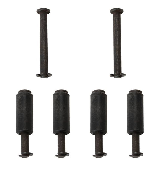 141-256A VW Karmann Ghia Door Checkrod Roller and Pin Kit - (1956-1974)
