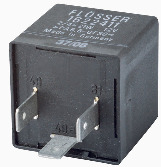 12V, 3 Prong, Flasher Relay GERMAN