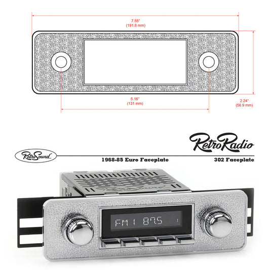 FACEPLATE, ALL CHROME LATE