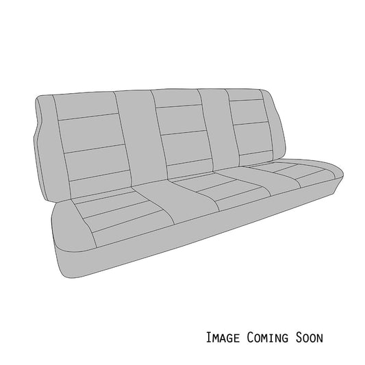 Full Rear Bench Seat Upholstery, Standard Sewn Pleats - 1980-91 Vanagon