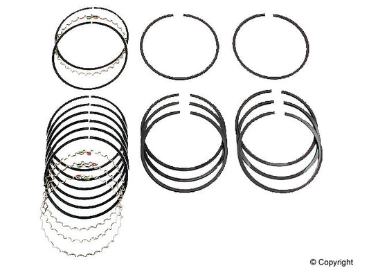 Type 4 Piston Ring Set - 1.8L Bus, 412 & Porsche 914 2x2x4 93mm 021-198-175A VW