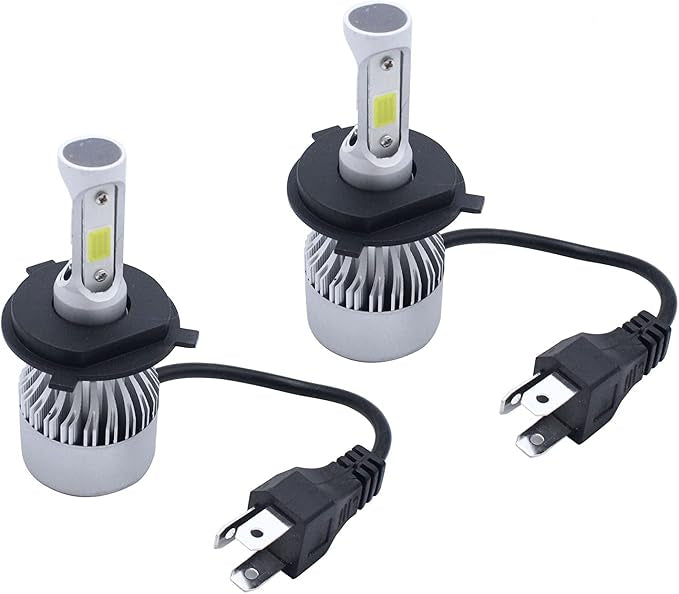 2 Pack H4 HB2 Headlight Bulbs Kit 6000K