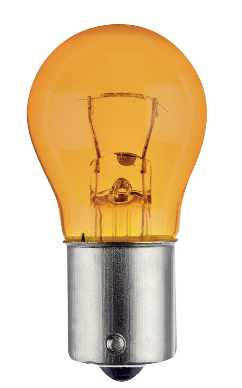 Single Filament Bulb Amber BA15s 12V 27 Watt