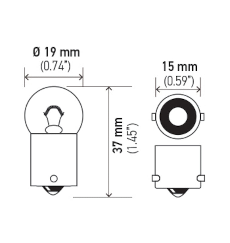 BULB, LICENSE 12V 5w