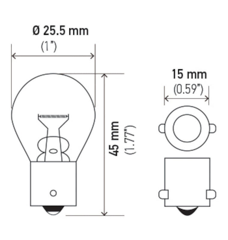 Multi-Purpose Light Bulb 7506 21W 12V