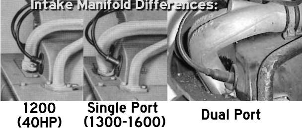 Dual Port Intake Manifold Boot Black Each