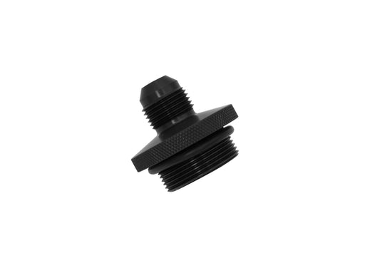 JayCee JC-2222-0 Billet Oil Filler Cap with #8 AN Breather - Black