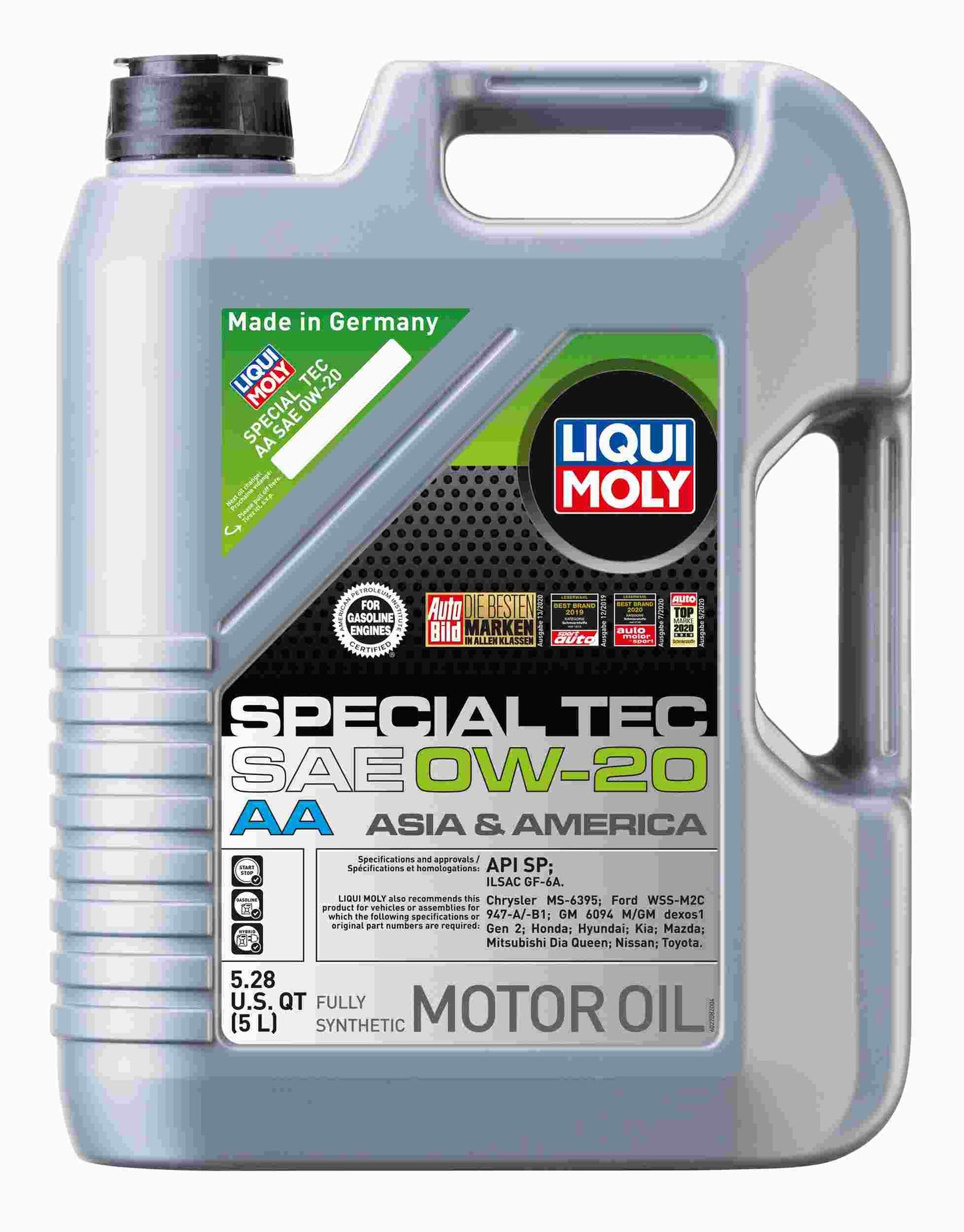 Special Tec Fully Synthetic Motor Oil AA SAE 0W-20