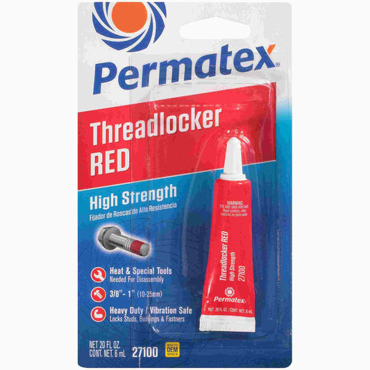 Permatex Threadlocker High Strength Red 6mL