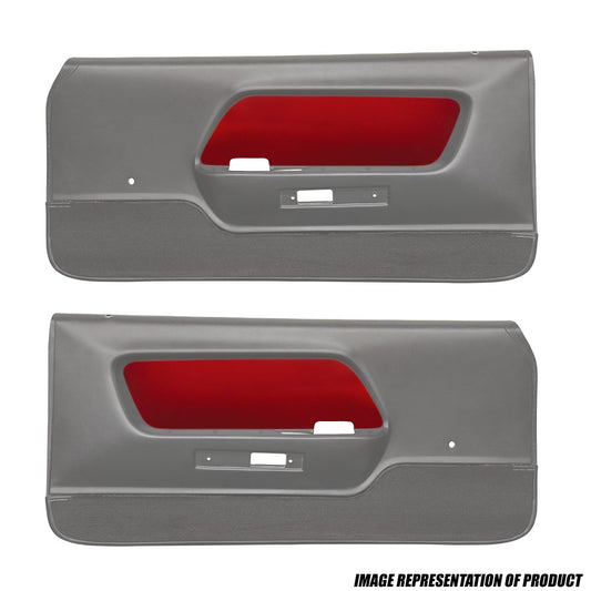 Mach1/Deluxe Door Panel Sport Inserts - 1969-70 Mustang