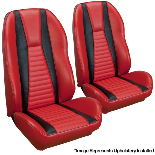 Mach1 Sport II Upholstery with Hi-back Bucket Seats - 1971-73 Mustang F
