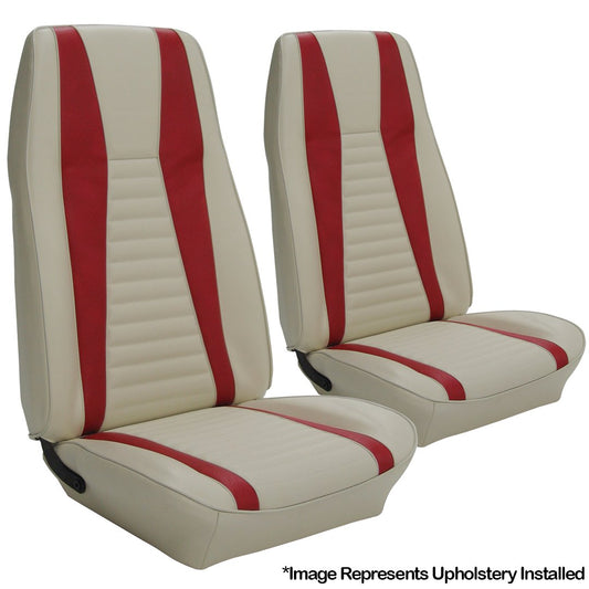 Mach1 Upholstery with Hi-back Bucket Seats - 1971-73 Mustang F