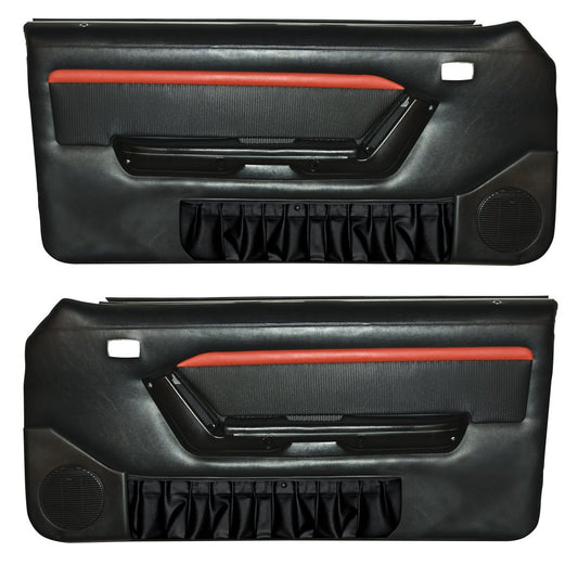 Mach 1 Door Panels with Power Windows - 1990-93 Mustang