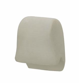 Molded Foam Headrest Pad 1pc. 1974-76 Bug Sedan or Convertible & 1975-84 (Rabbit) W/Seat Style A