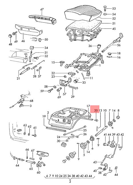 TYPE 3, Pin - To Hold Seat Guides, EA