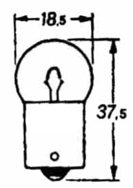 Std License Bulb 12V 10 Watt