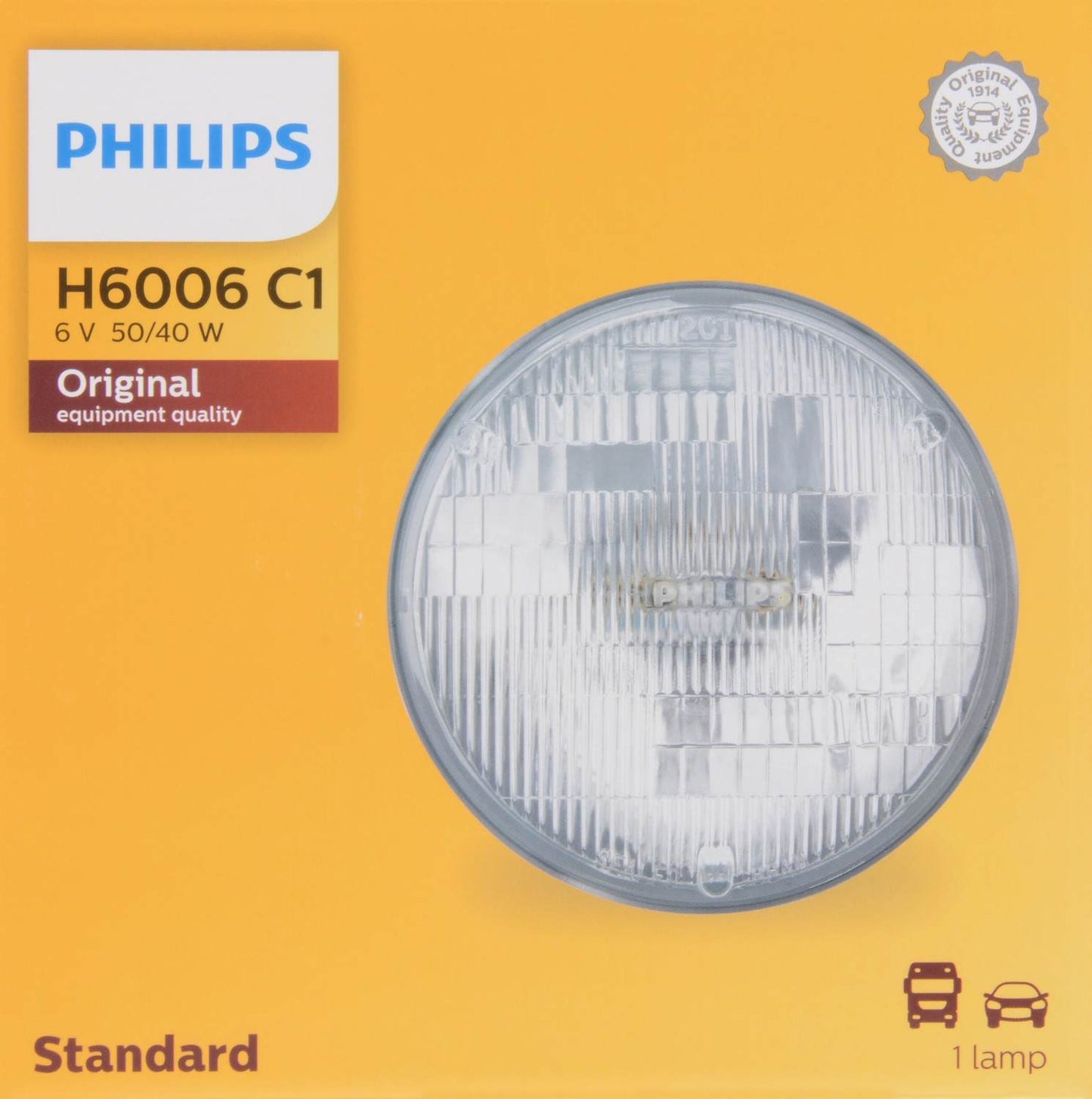 SEALED BEAM 6V HALOGEN