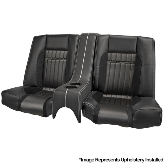 Rear Deluxe Comfortweave Sport R Seat w Console - 1969 Camaro