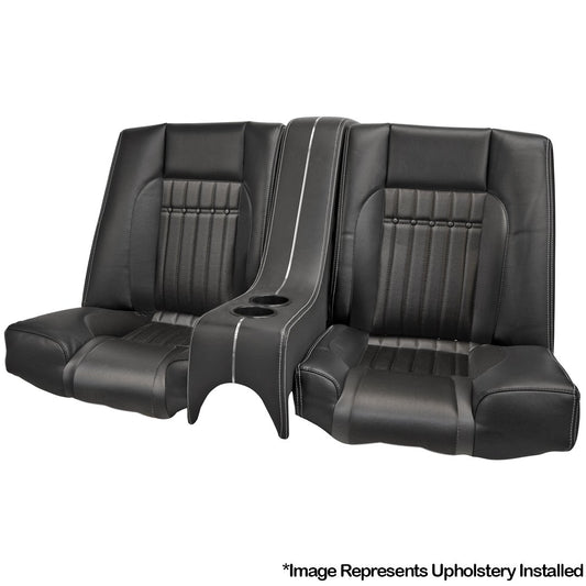 Rear Deluxe Comfortweave Sport Seat w Console - 1969 Camaro