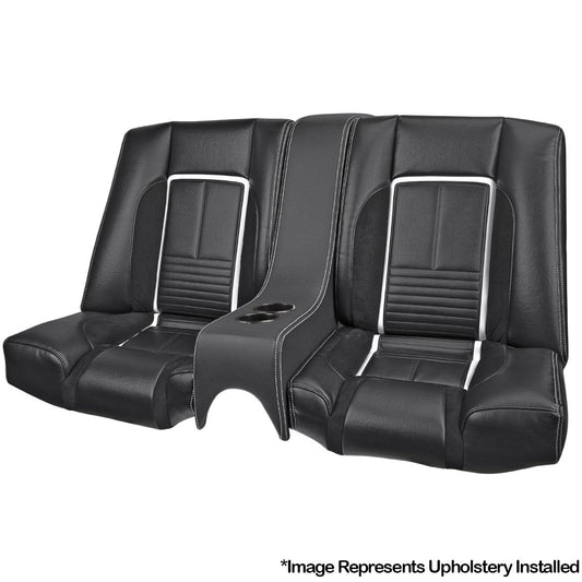 Rear Deluxe Sport R Seat w Console - 1967 Camaro