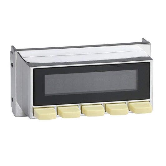 Radio Face Chrome Bezel & Ivory Buttons for Hermosa Unit
