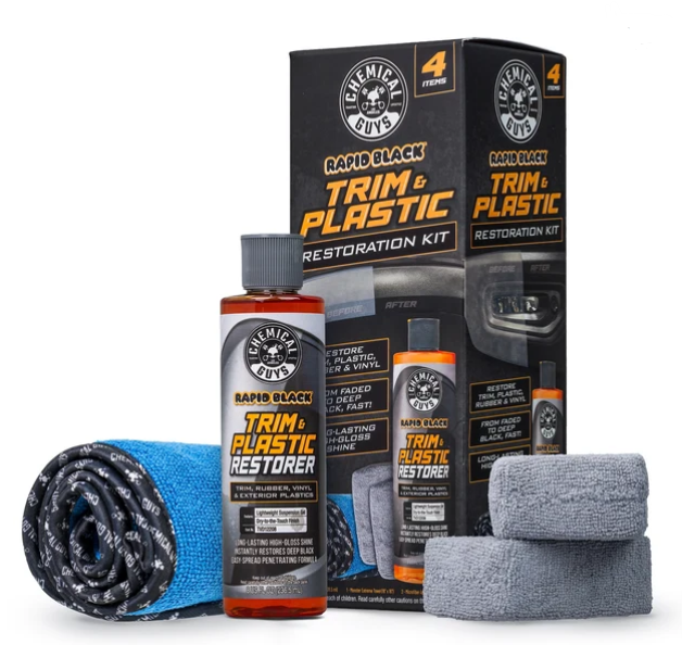 Chemical Guys Rapid Black Trim & Plastic Restoration Kit