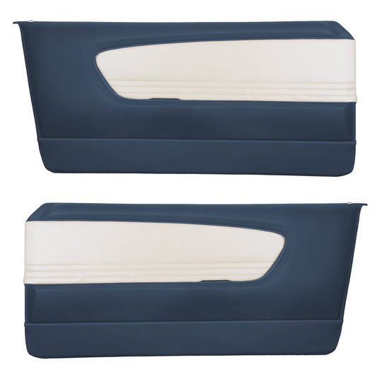 Sport Molded Door Panels - 2 Tone - 1964-66 Mustang