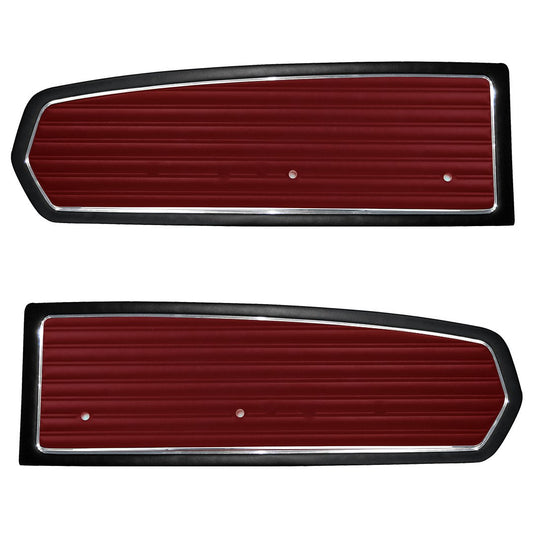 Standard Door Panels - 2 Tone - 1968 Mustang