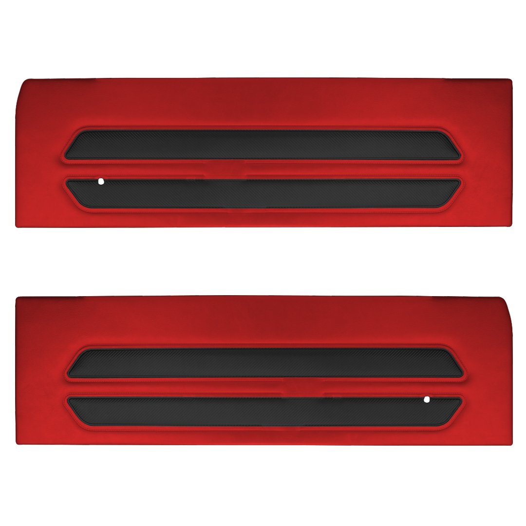 Standard Door Panels - 2 Tone - 1969 Mustang