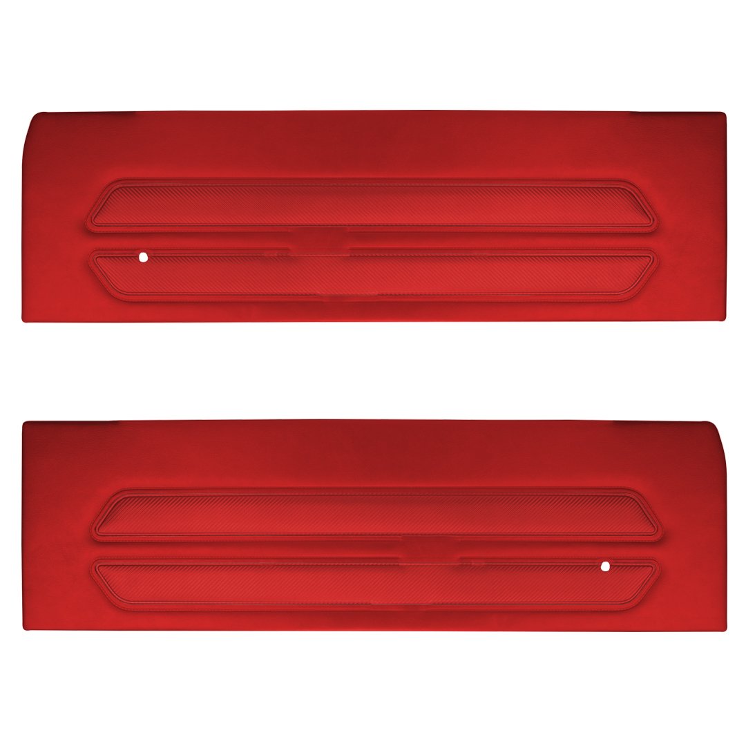 Standard Door Panels - 2 Tone - 1969 Mustang