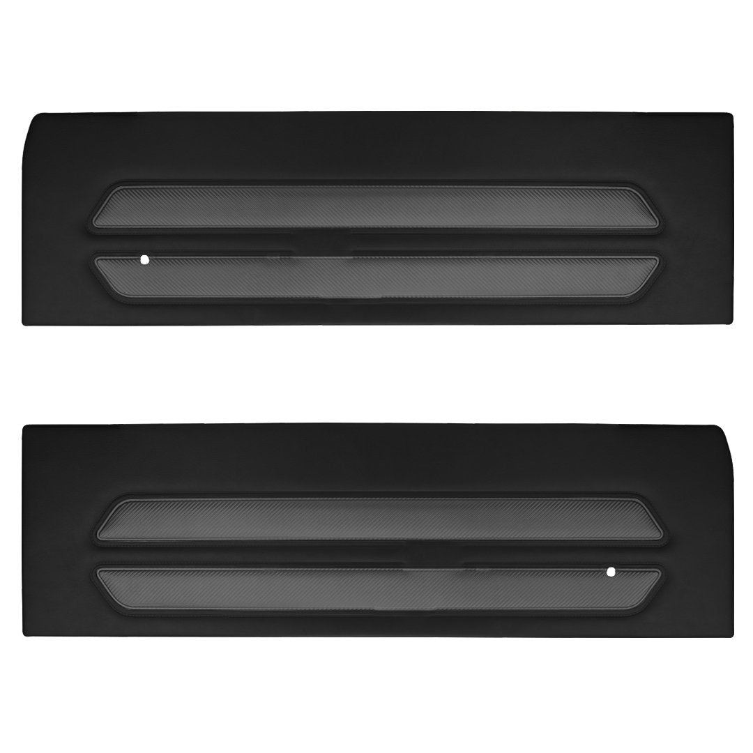 Standard Door Panels - 2 Tone - 1969 Mustang
