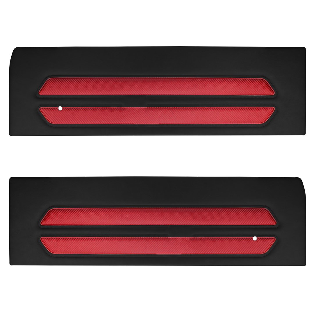 Standard Door Panels - 2 Tone - 1969 Mustang