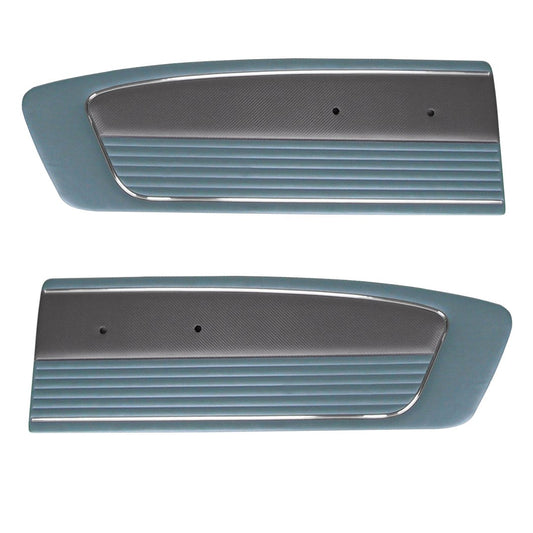 Standard Door Panels - 2 Tone - Version 2 - 1966 Mustang