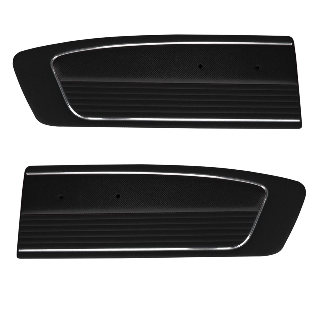 Standard Door Panels - 2 Tone - Version 2 - 1966 Mustang