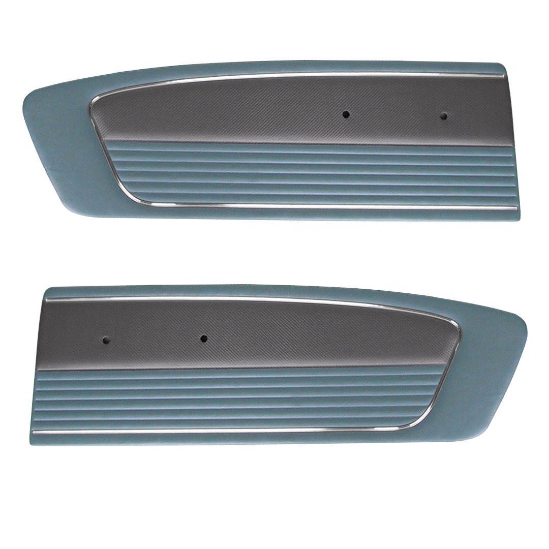 Standard Door Panels - 2 Tone - Version 2 - 1966 Mustang