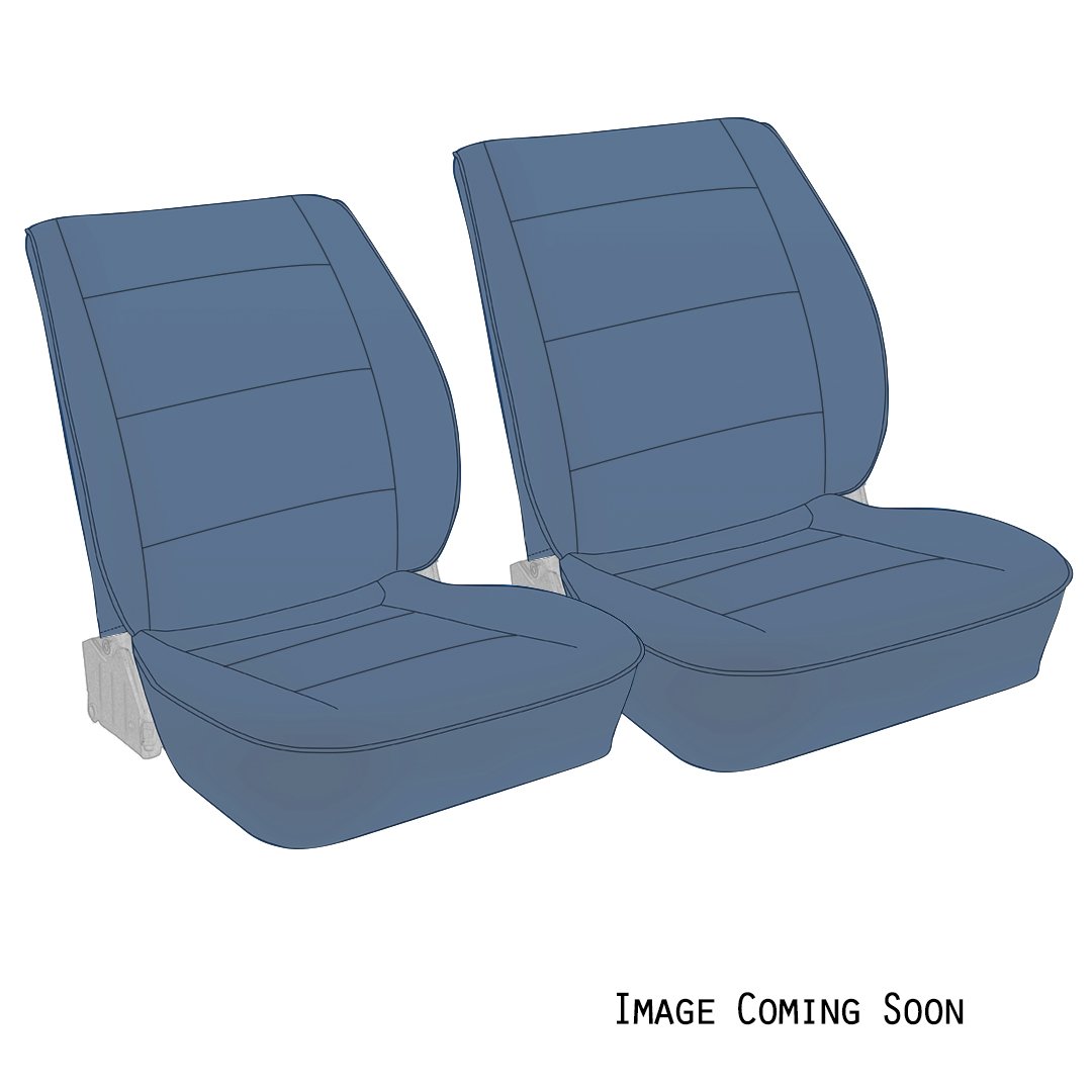 Stationary Front Bucket Seat Upholstery, Standard Sewn Pleats -1980-84 Vanagon