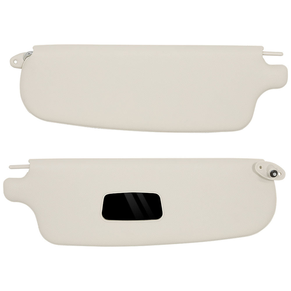 Sunvisors, 1pr. with Mirror - 1965-74 Ghia