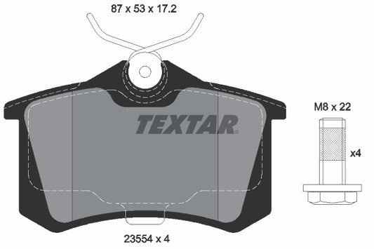 Brake Pad Set Rear - 2355402
