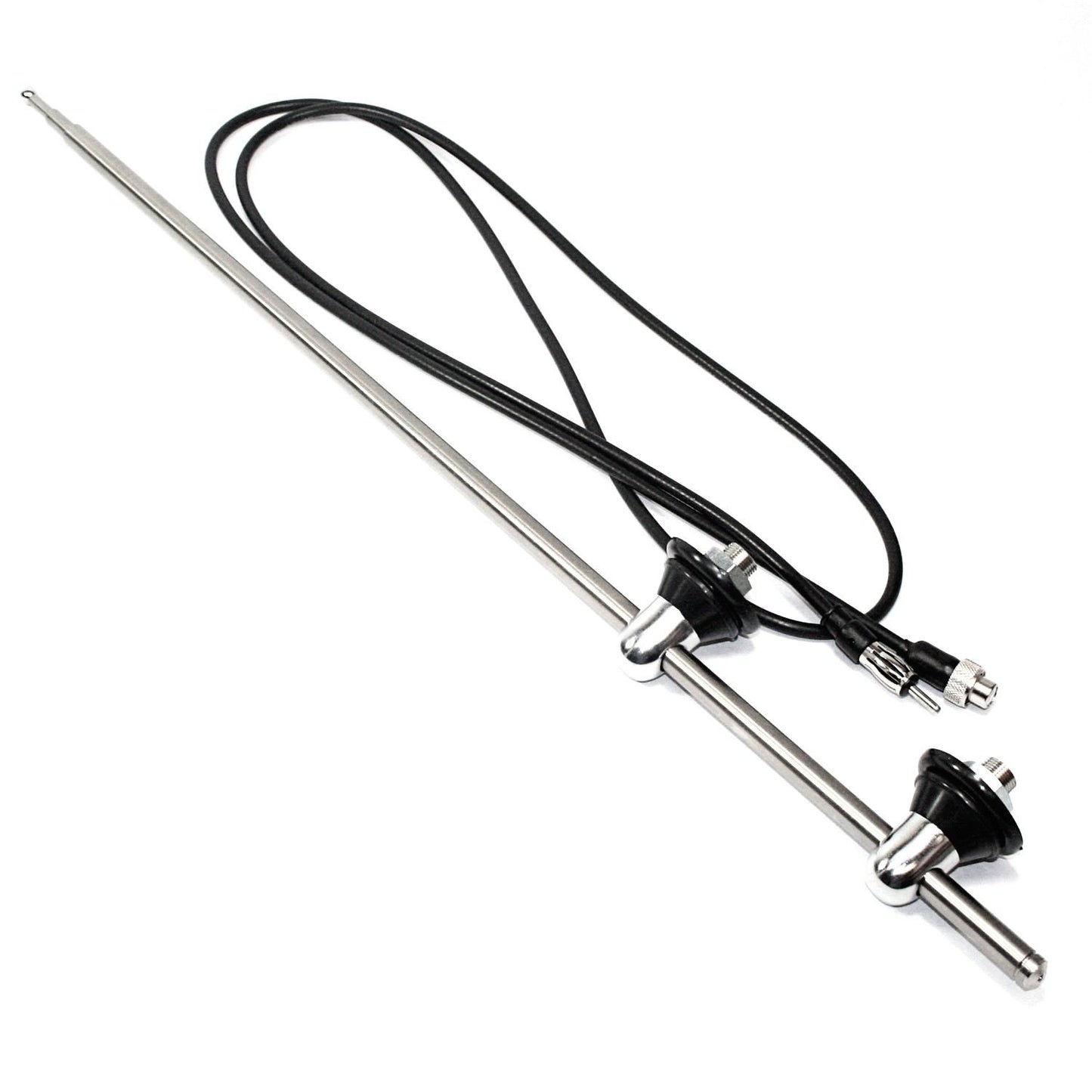 Chrome Dual Mount Antenna