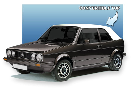 VW Convertible Top Cover - 1980-93 VW Rabbit Convertible, Cabriolet
