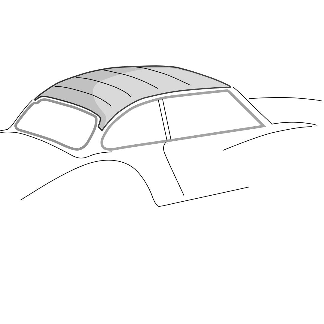 VW Headliner, Original Style 1956-74 VW Ghia Coupe