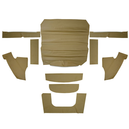 VW Headliner, Original Style W/Post Mat. 1968-72 VW Bug Sedan