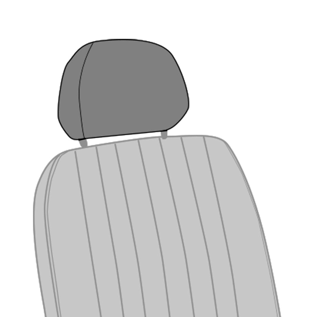 VW Headrest Covers 1 pair 1969-74 VW Ghia Sedan or Convertible