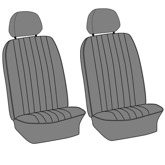 VW Original Seat Upholstery, (Fronts Only) 1969-71 VW Ghia Sedan & Convertible